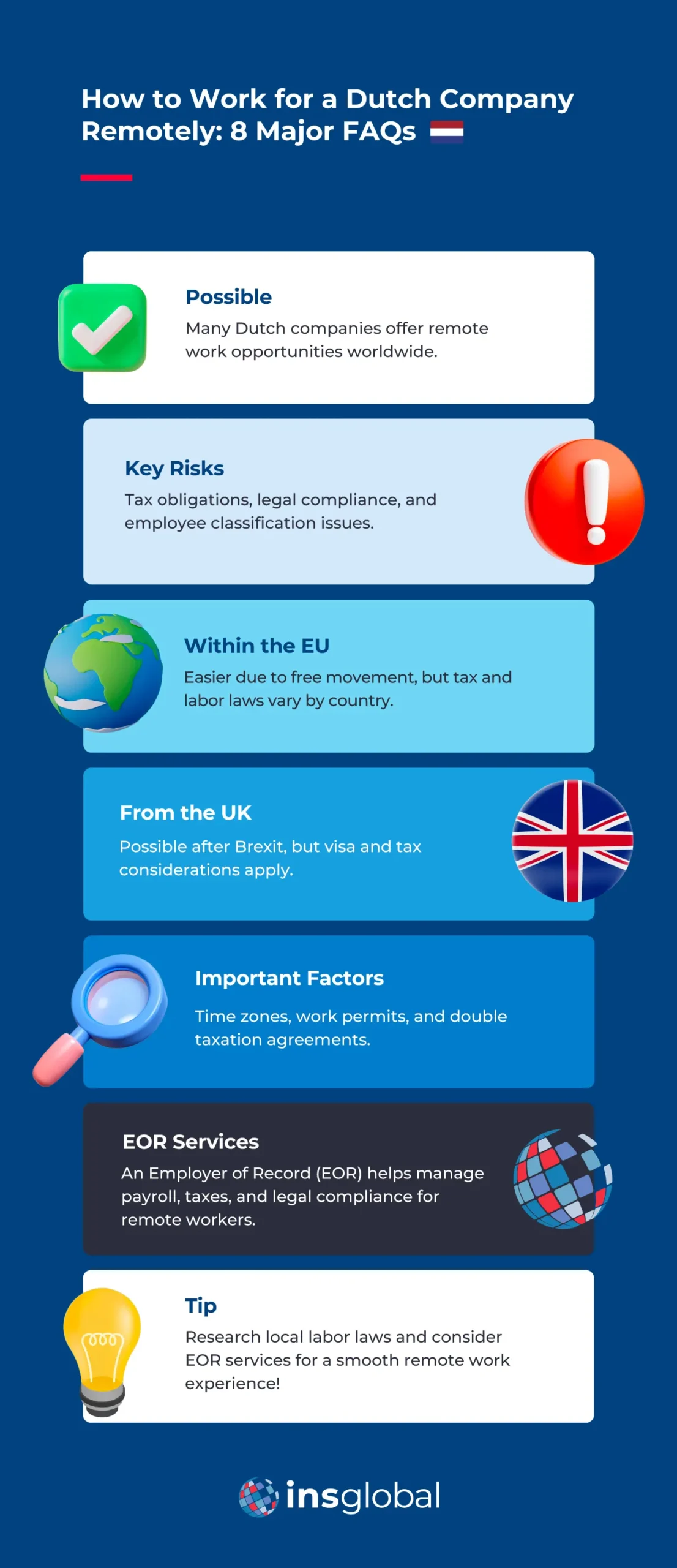 How to Work for a Dutch Company Remotely: 8 Major FAQs